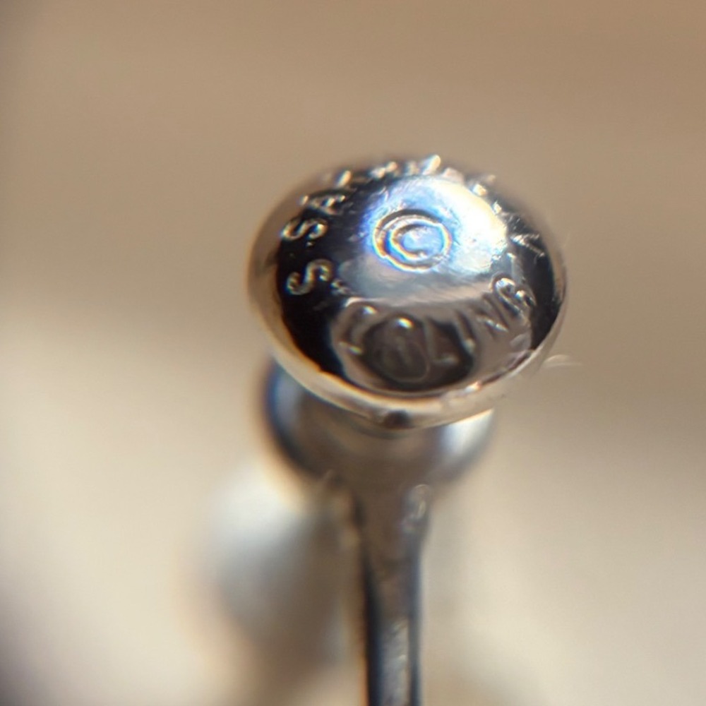 Lady Coventry Sarah Cov Sterling Black Teardrop Screw Back Earrings Boxed SS5 - Picture 7 of 10